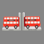 Personalised London Bus Bookends