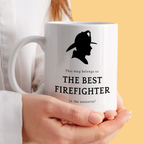 Personalised Best Firefighter Mug