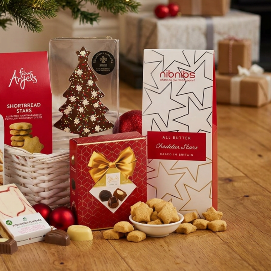 Sweet Christmas Treats Basket