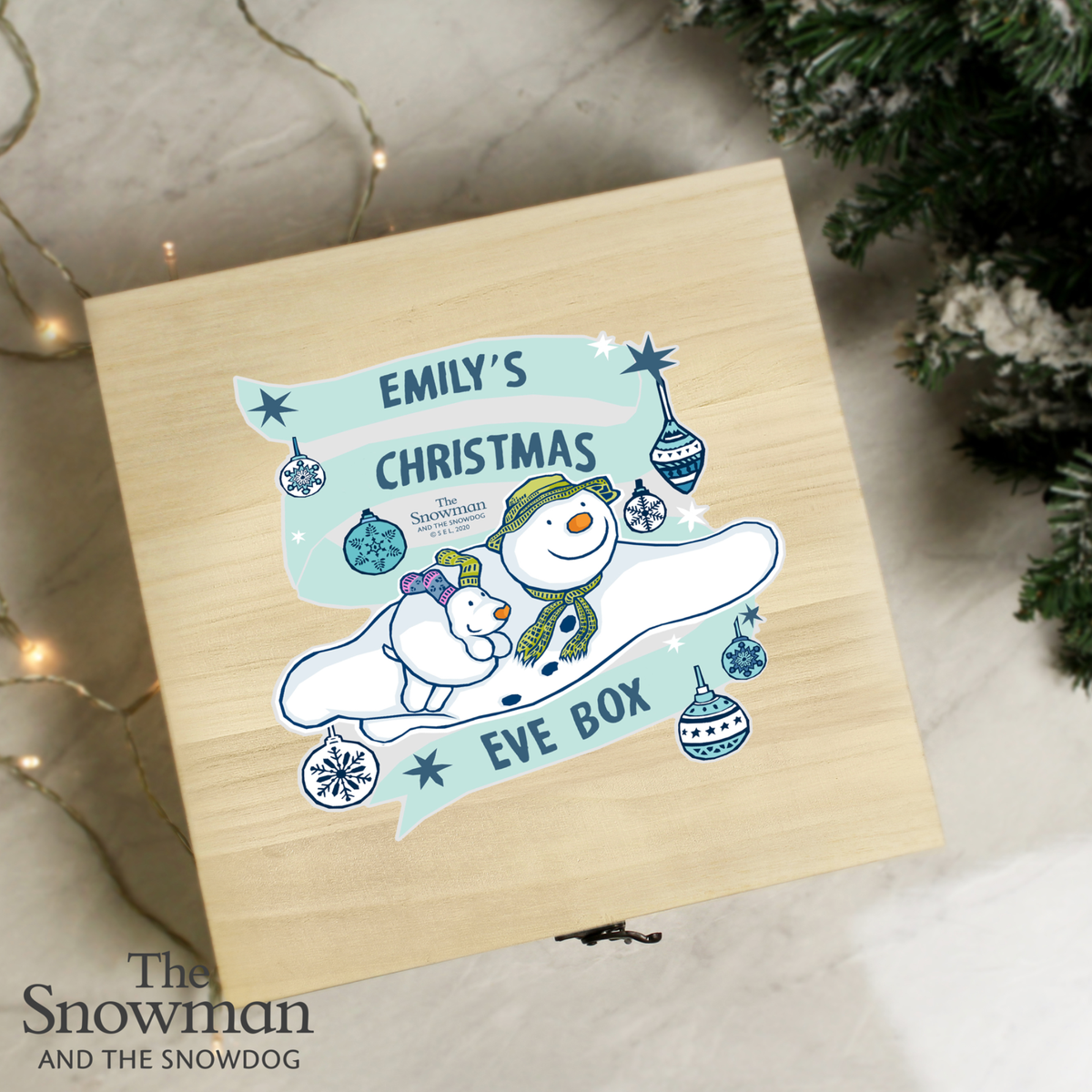 Personalised The Snowman Christmas Eve Box