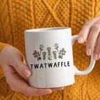 Funny Floral Twatwaffle Ceramic Mug