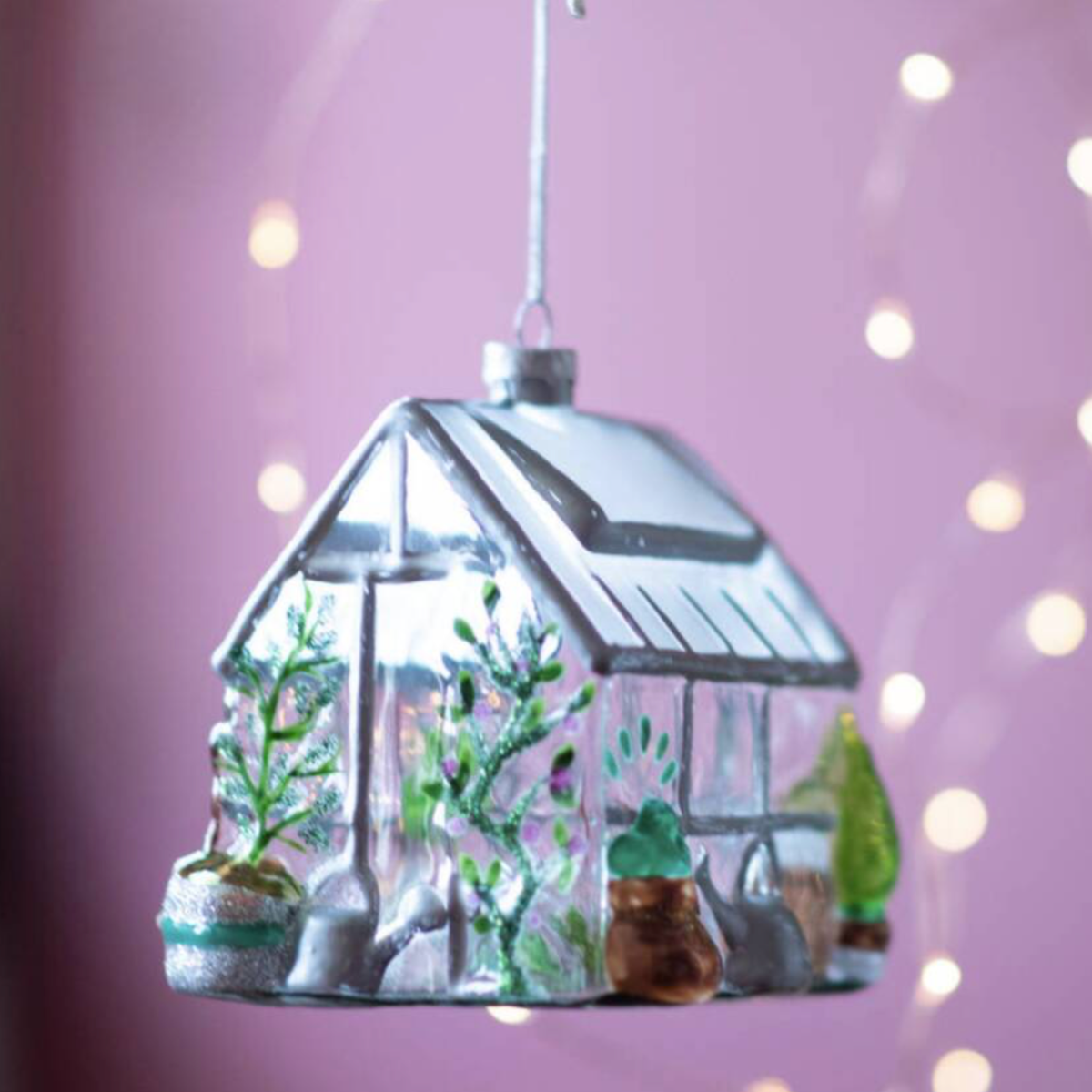Greenhouse Glass Christmas Bauble