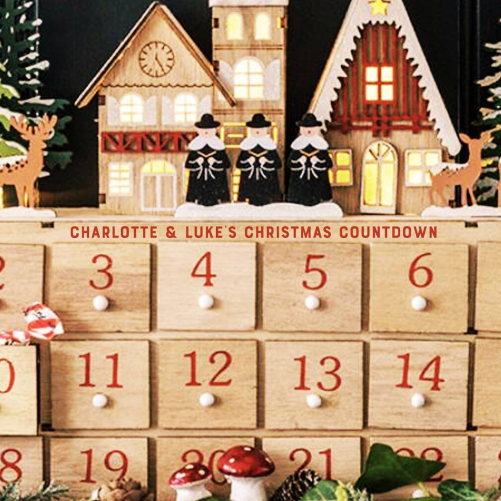 Reusable Wooden Advent Calendar With LED Lights