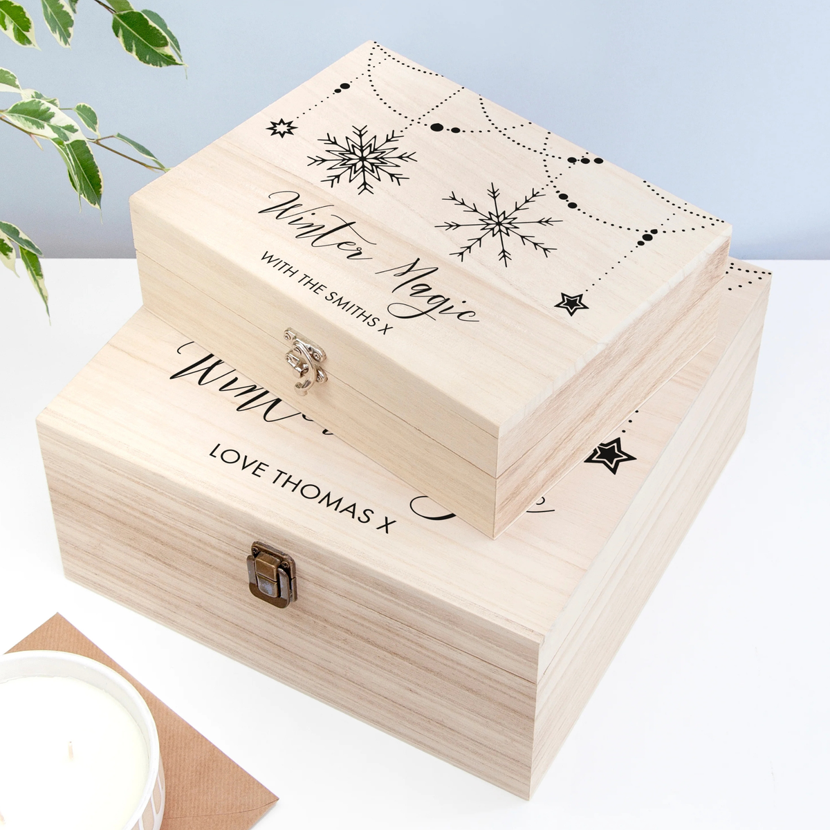Personalised Winter Magic Christmas Eve Box