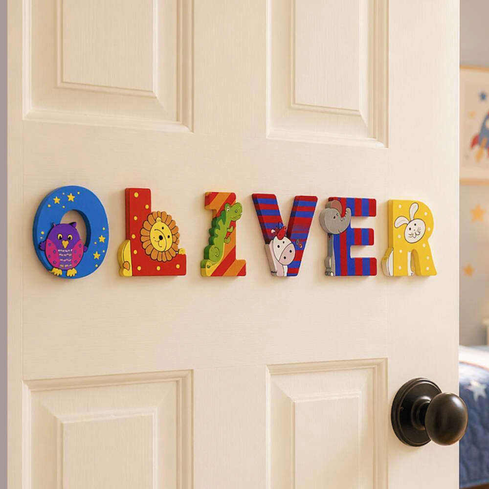 Personalised Wooden Alphabet Animal Letter