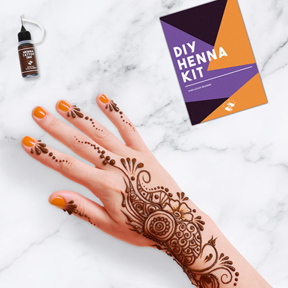 Henna-Style DIY Temporary Tattoo Kit