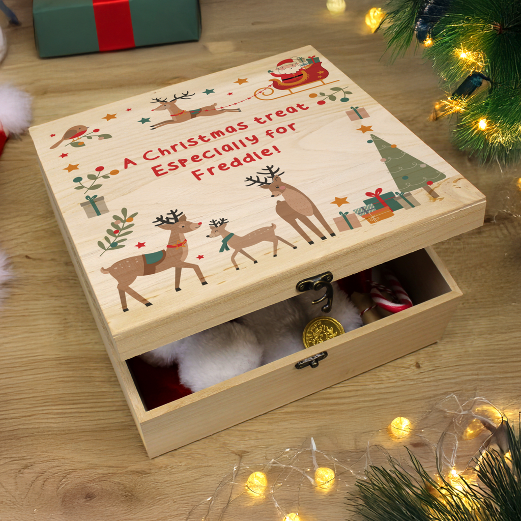 Personalised Reindeer Christmas Eve Box