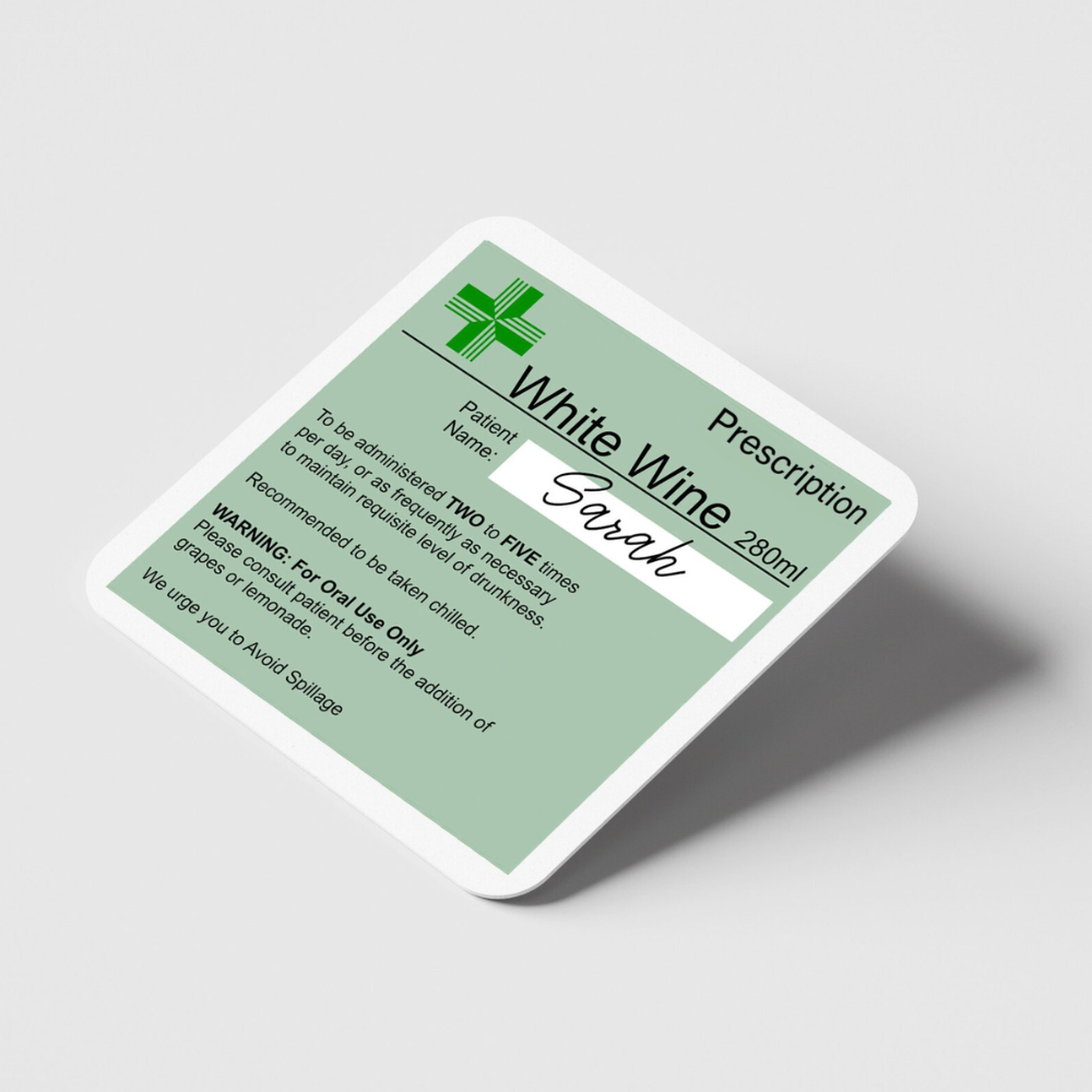 Personalised Prescription Wine Mug