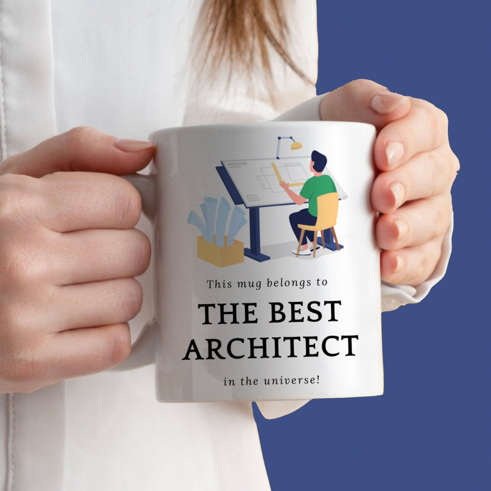 Personalised Architect Mug Ceramic Coffee Cup