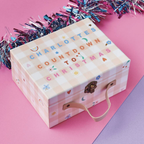 Personalised Enamel Charm Necklace Advent Calendar