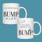 Brewing A Bump Mug Set Personalised New Parents Gift