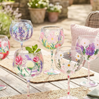 Hand-Painted Hedgerow Gin Glass
