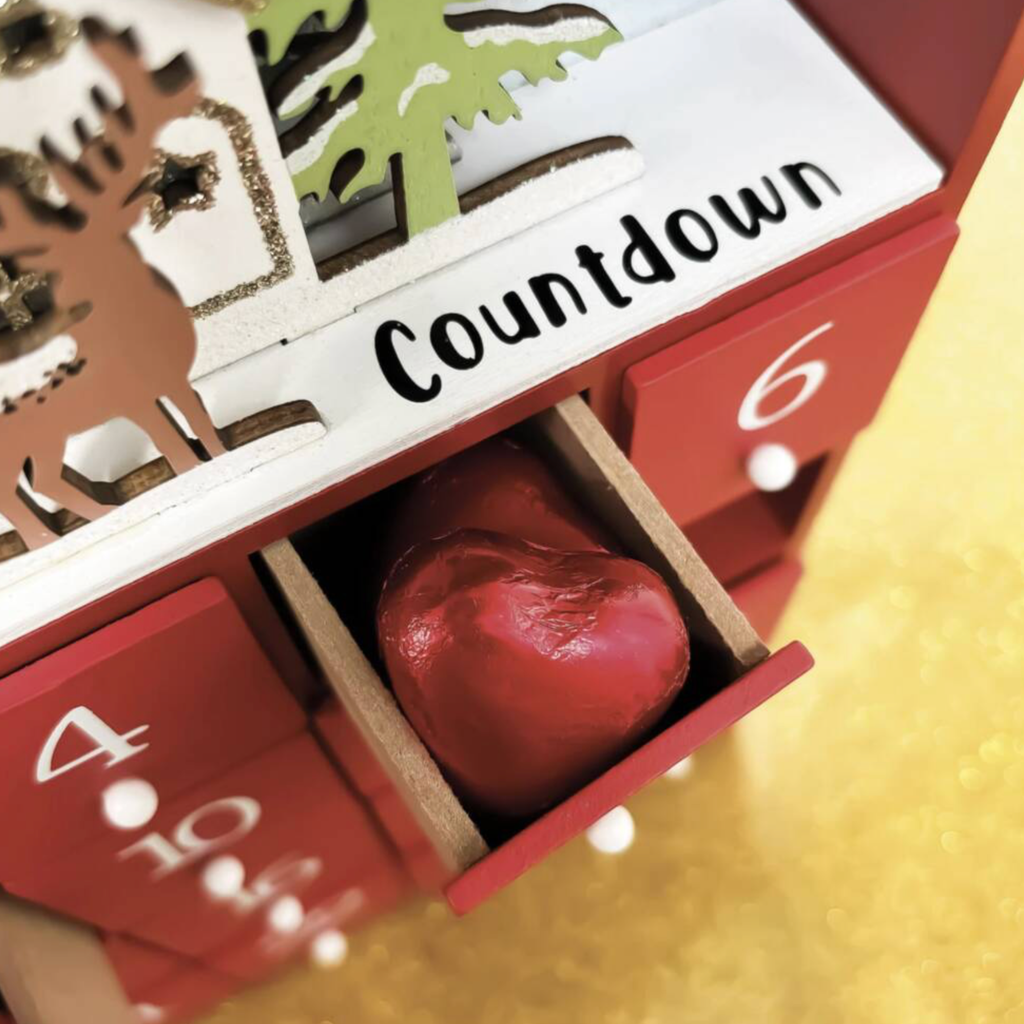 Personalised LED House Advent Calendar