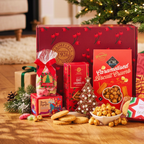 Festive Christmas Gift Box Chocolate Truffles Mince Pies & Sweet Treats