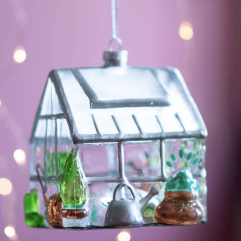 Greenhouse Glass Christmas Bauble