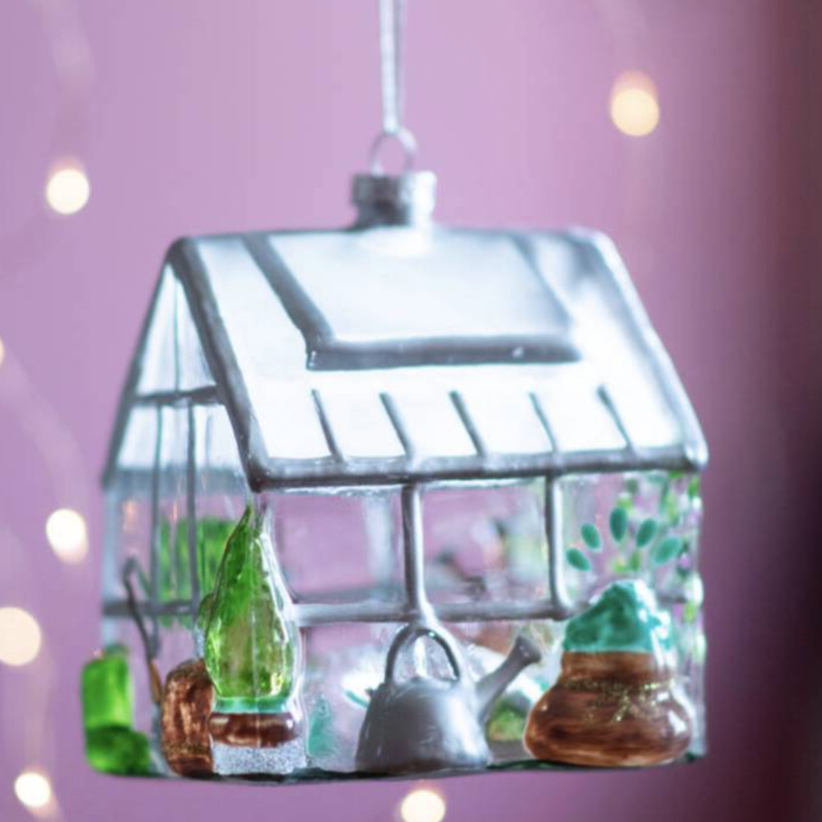 Greenhouse Glass Christmas Bauble