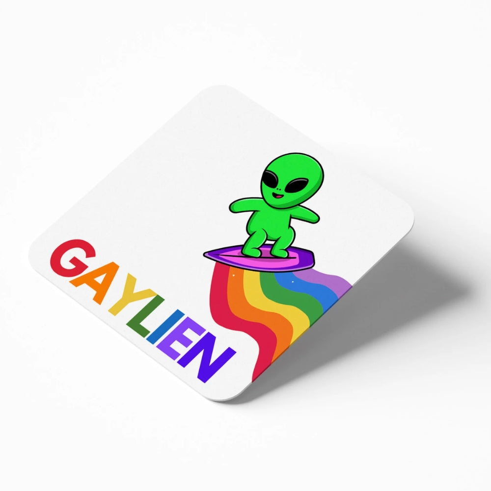 Gaylien Pride Mug Rainbow Alien