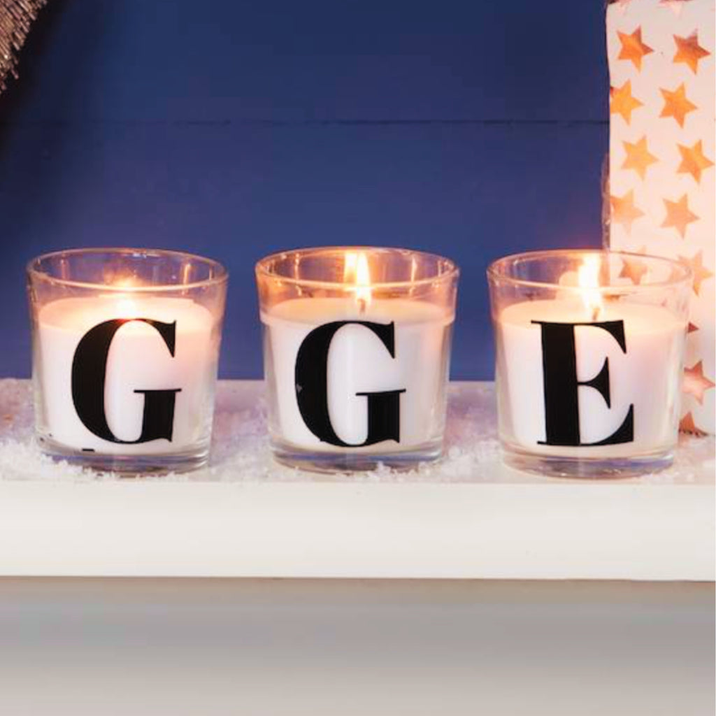 Personalised Letter Scented Candle