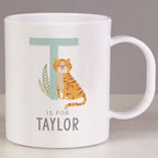 Personalised Animal Alphabet Melamine Mug