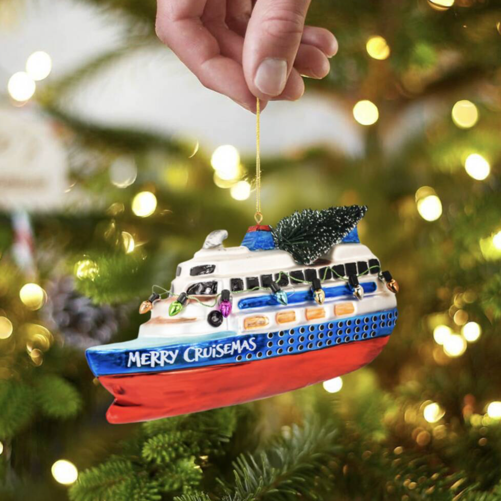 Merry Cruisemas Cruise Ship Christmas Bauble
