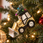 Golden Digger With Christmas Tree Bauble