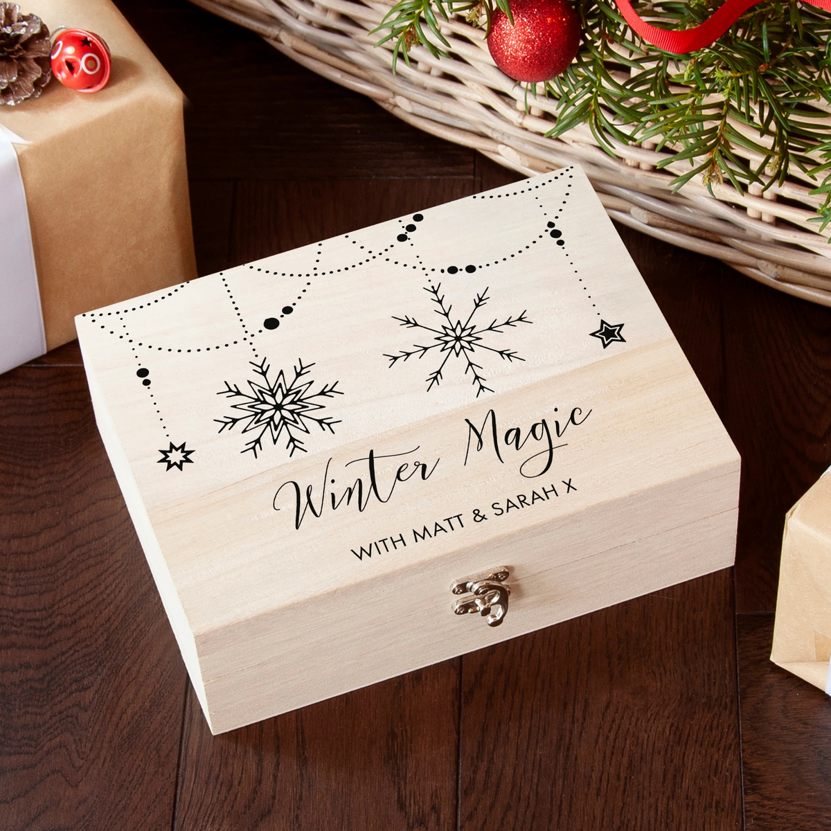 Personalised Winter Magic Christmas Eve Box