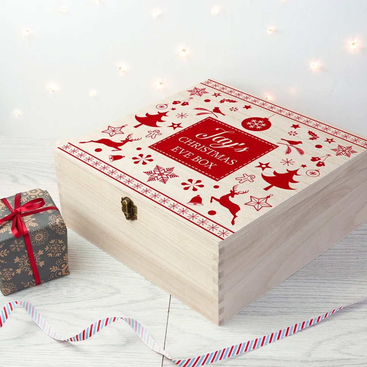 Personalised Festive Scandi Christmas Eve Box