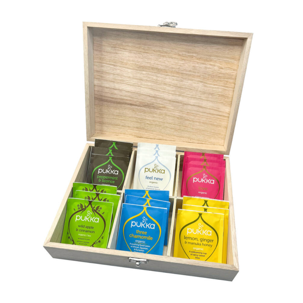 Personalised Monogrammed Tea Box with Fine Teas