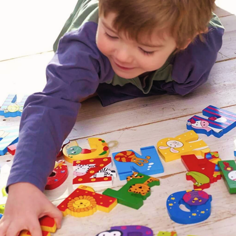 Personalised Wooden Alphabet Animal Letter