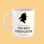 Personalised Best Firefighter Mug