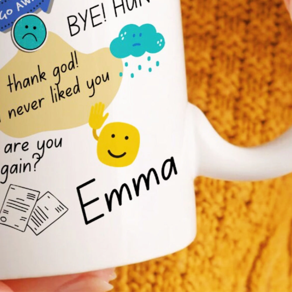 Personalised Leaving Mug Work Gift
