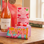 Whispering Angel Rosé Gift Hamper Rosé Wine Chocolate & Sweet Treats