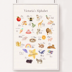 Personalised Sweet Nursery Alphabet Print