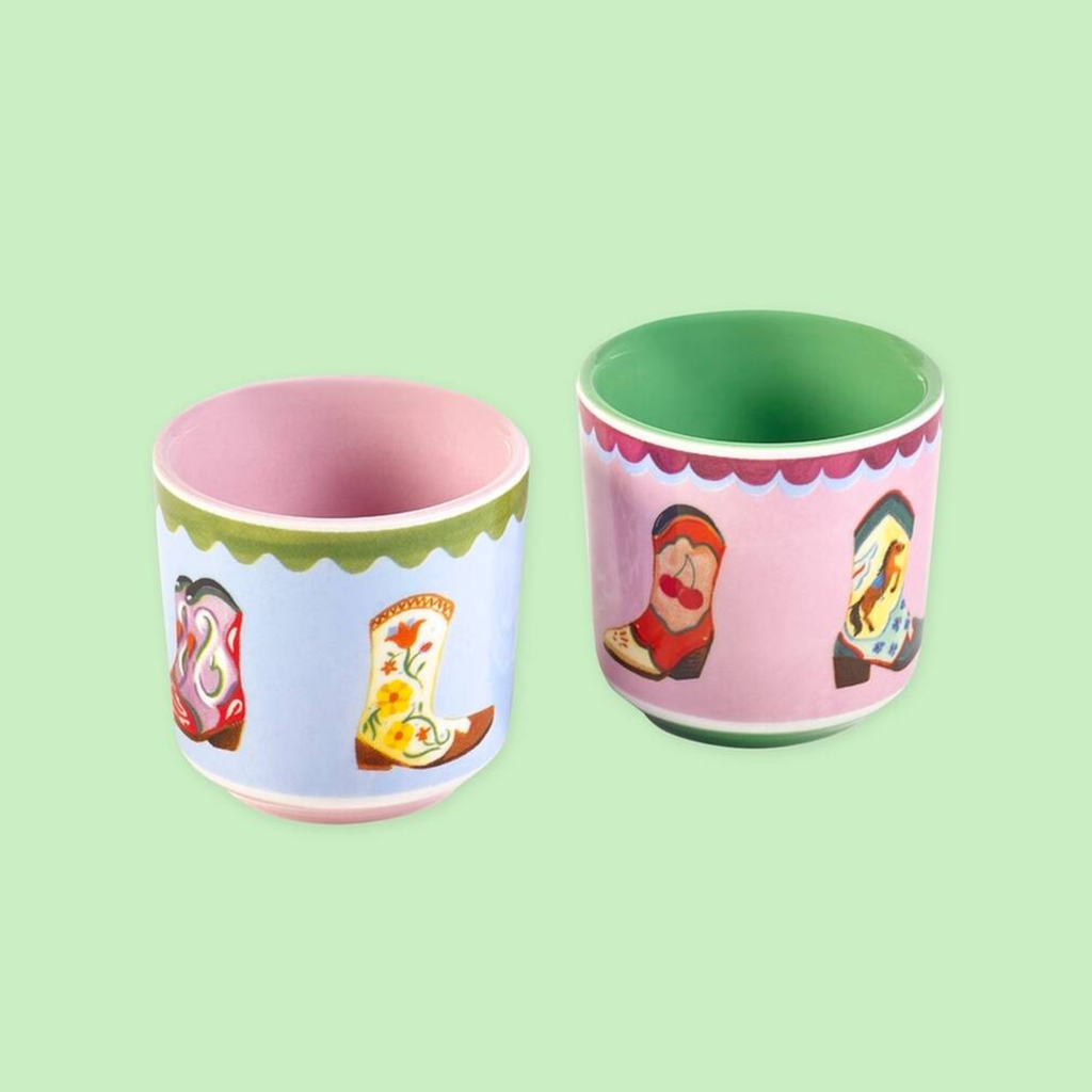Cowboy Boot Egg Cups Set Of Two