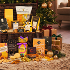 Luxury Christmas Wine Hamper Italian Wines Mince Pies Chocolate & Festive Treats