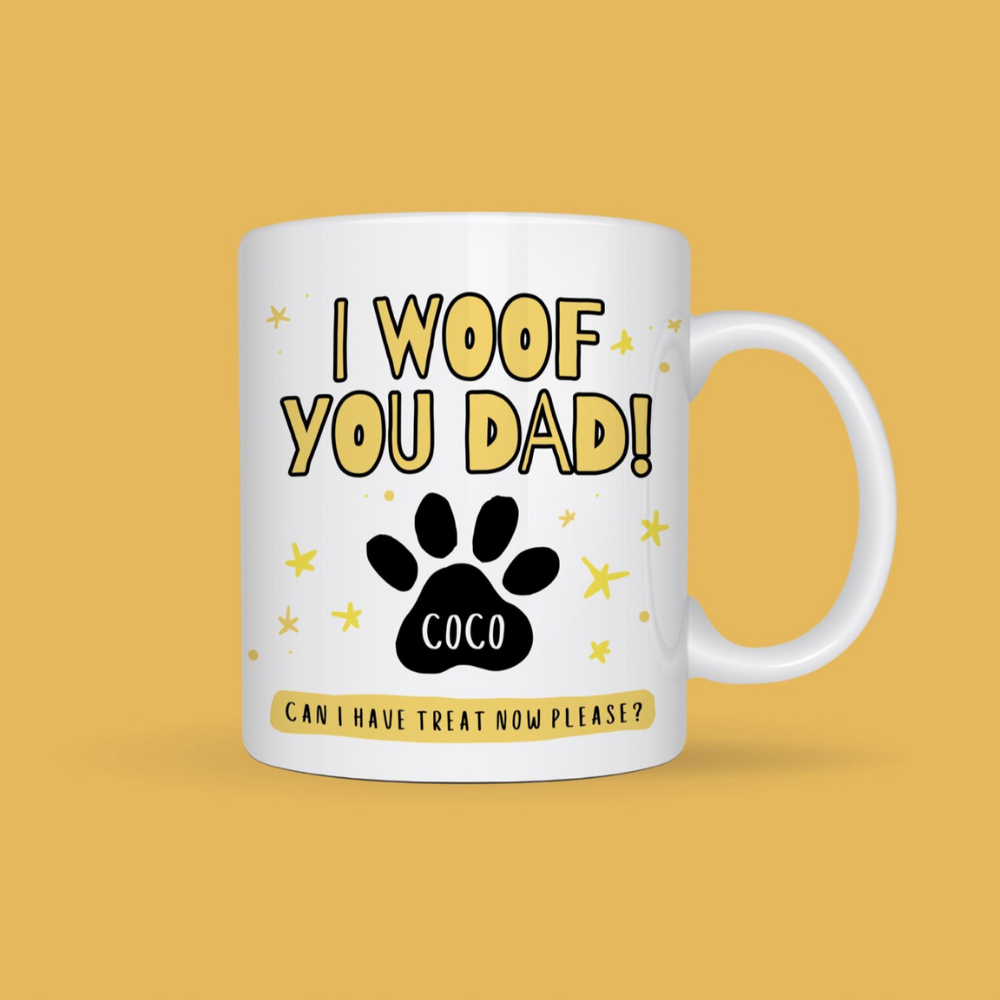 Personalised From The Dog Father Mug