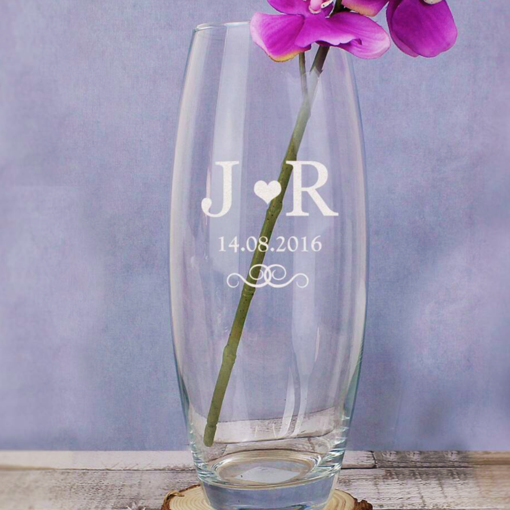 Personalised Monogram Bullet Vase