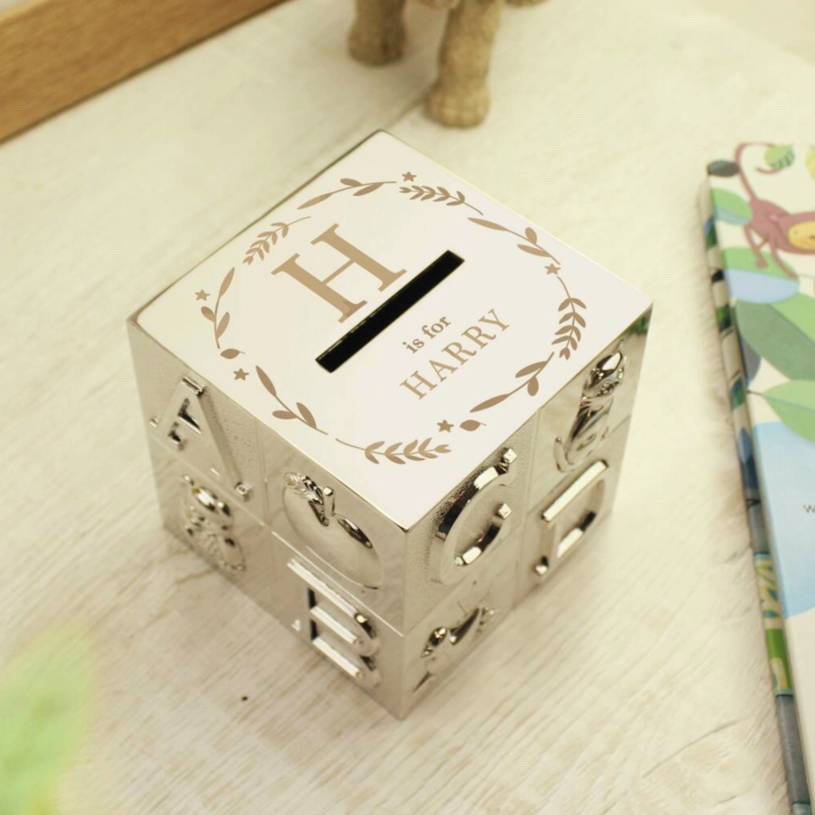 Personalised Initial ABC Money Box