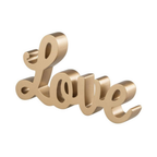 Gold 'Love' Freestanding Word Sculpture