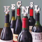Initial Letter Wine Bottle Stopper