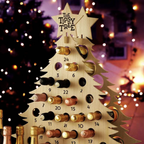 Refillable Wooden Christmas Advent Calendar Tree