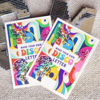 Make Your Own Disco Mirror Letter