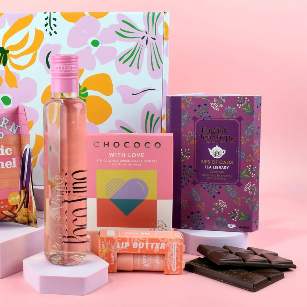 Sweet Treats & Rosé Wine Gift Box