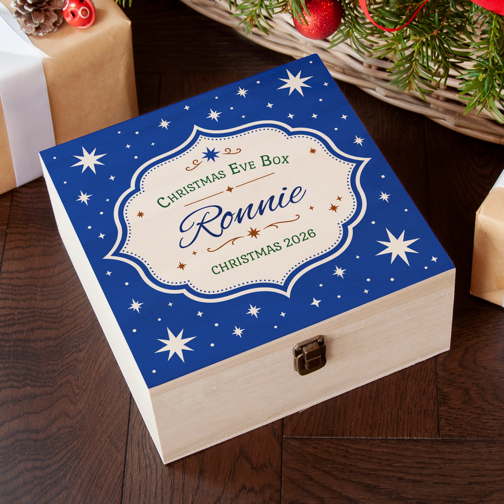 Personalised Starry Night Sky Christmas Eve Box