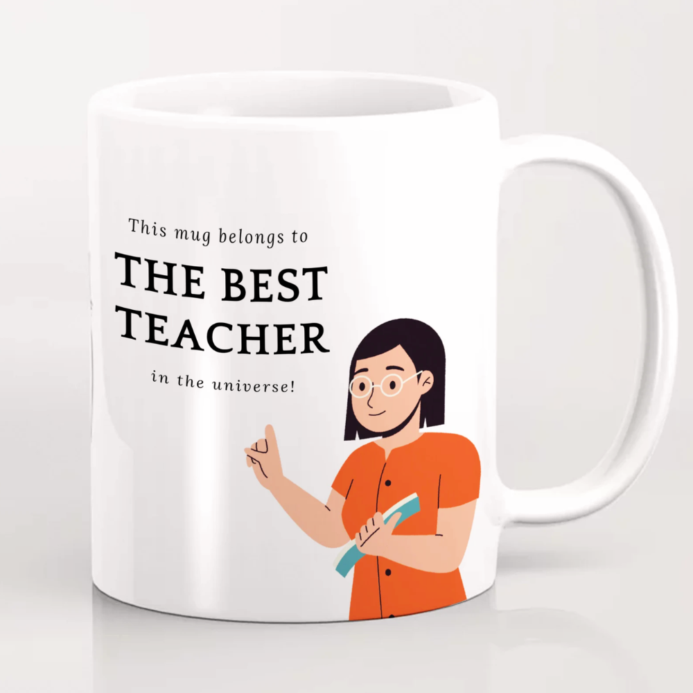 Personalised Best Teacher Mug