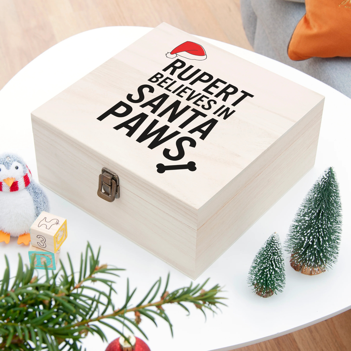 Personalised Santa Paws Christmas Eve Box
