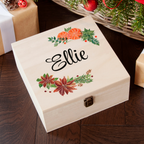 Personalised Festive Garland Christmas Eve Box