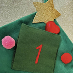 Personalised Fabric Christmas Tree Advent Calendar