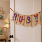 Wooden Animal Bunting Letters