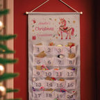 Personalised Unicorn Christmas Advent Calendar